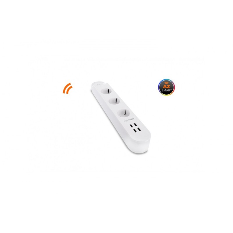 Listwa Wifi Power Strip 3AC+4USB  AZzardo Smart