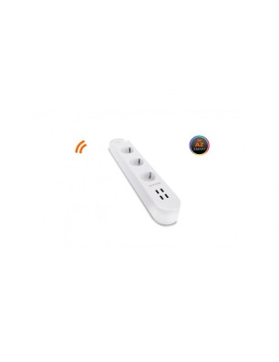 Listwa Wifi Power Strip 3AC+4USB  AZzardo Smart