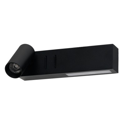 Kinkiet CORREO WALL L CCT SWITCH Czarna