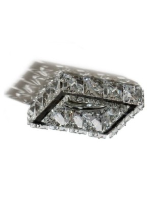 ESTER SQUARE 1 Czarny / kryształ