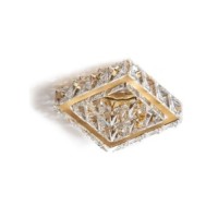 ESTER SQUARE 1 Złoty / kryształ