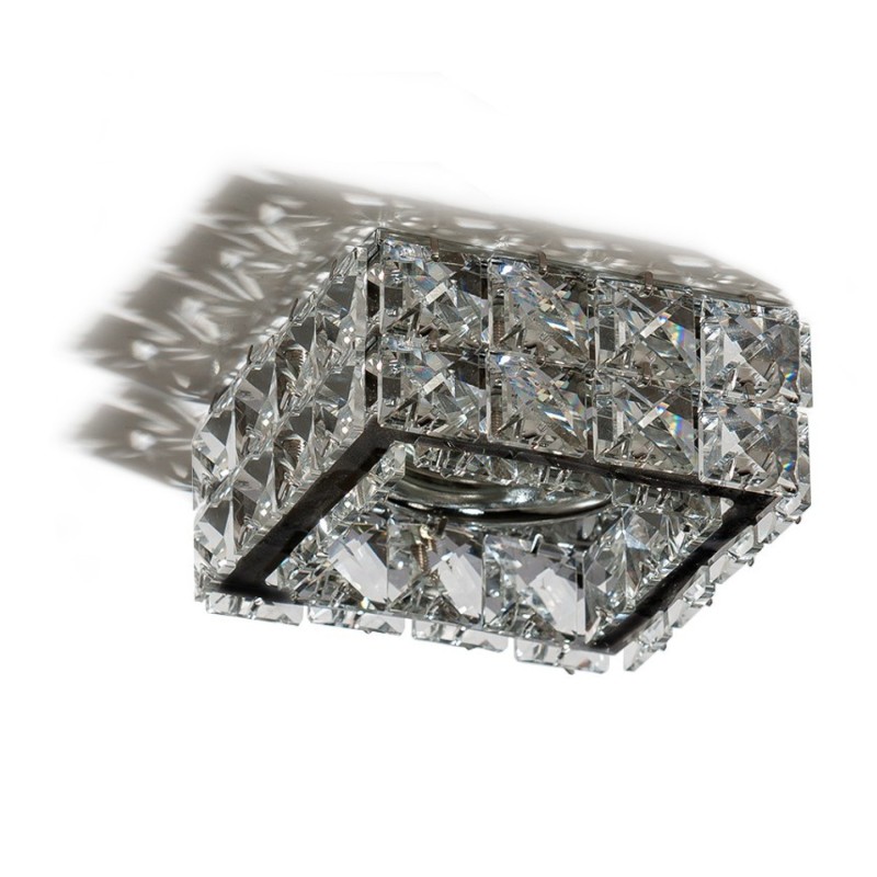 ESTER SQUARE 2 Czarny / kryształ