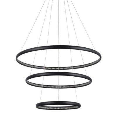 BRIGHTON 3  Czarny / kryształ