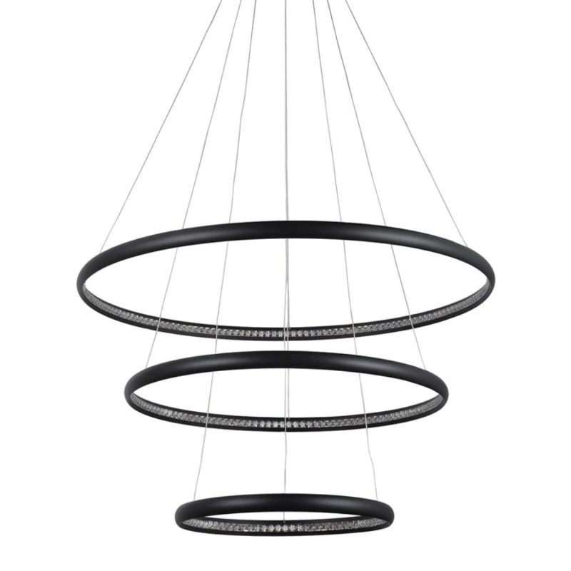 BRIGHTON 3  Czarny / kryształ