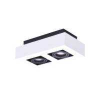 NIKEA 2 GU10  Biały / Czarny