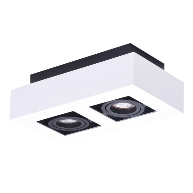 NIKEA 2 GU10  Biały / Czarny