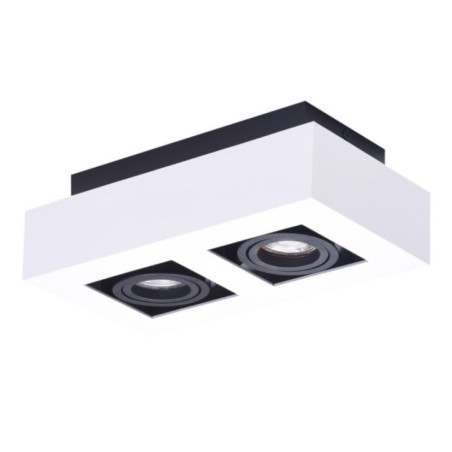 NIKEA 2 GU10  Biały / Czarny