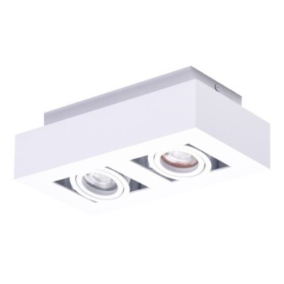 NIKEA 2 GU10  Biały / Biały