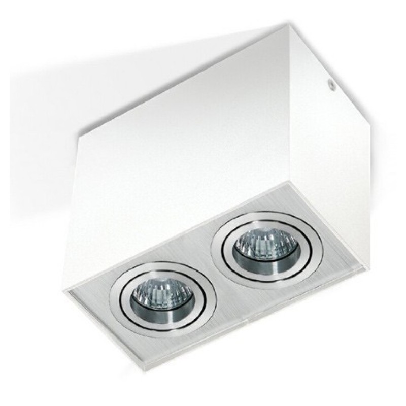 ELOY 2 Biały / Aluminium