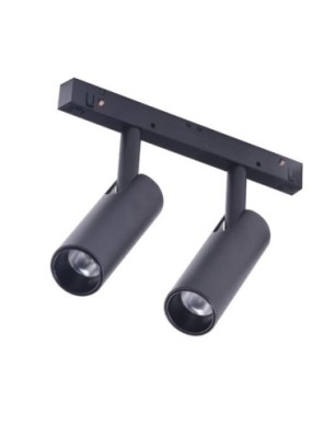 Alfa NIKO 2 TRACK MAGNETIC 2x7W Czarny / Czarny