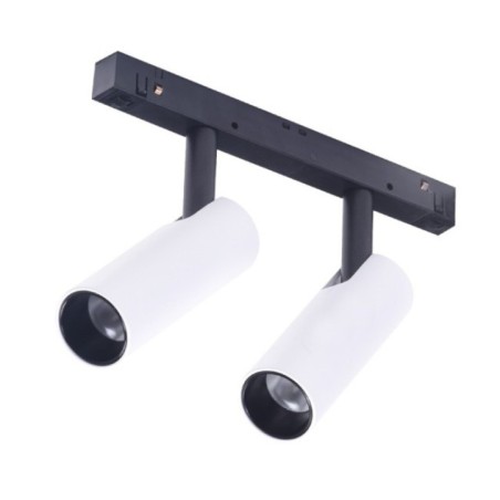 Alfa NIKO 2 TRACK MAGNETIC 2x7W Biały / Czarny