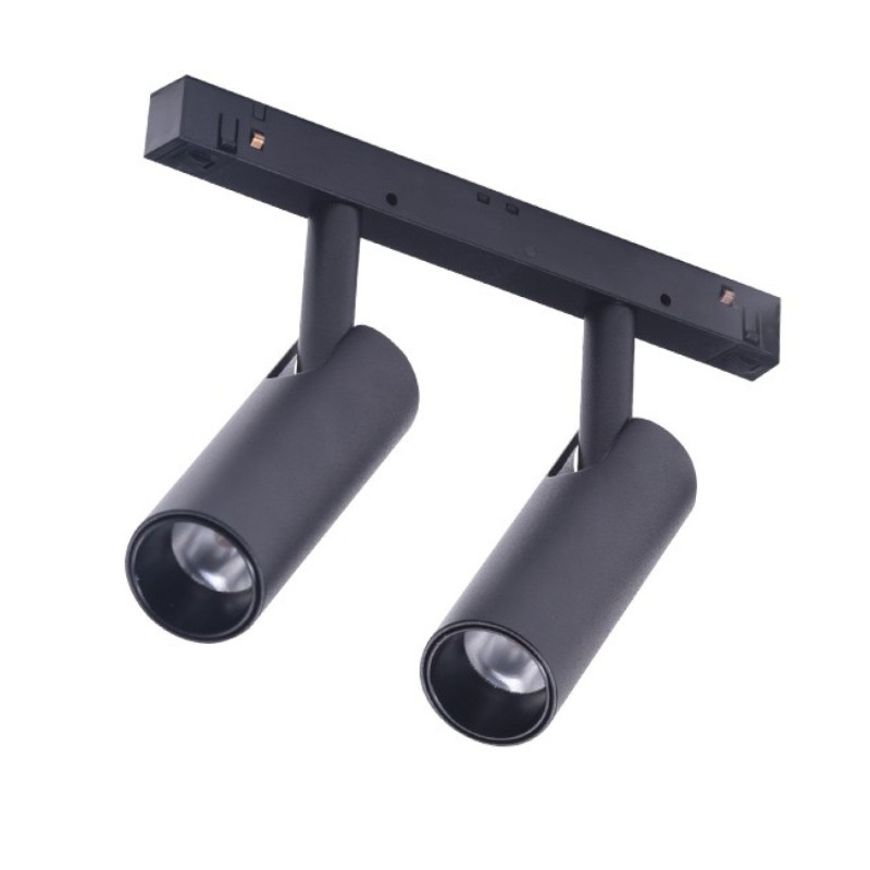 Alfa NIKO 2 TRACK MAGNETIC 2x7W Czarny / Czarny