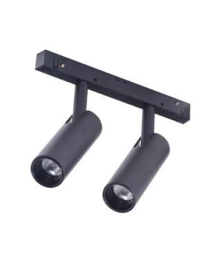 Alfa NIKO 2 TRACK MAGNETIC 2x7W Czarny / Czarny