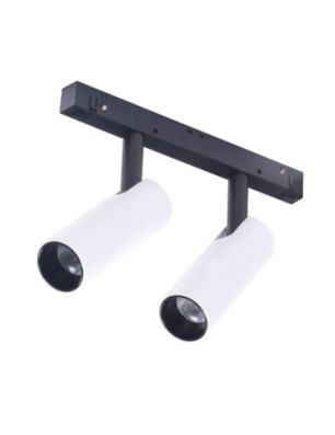 Alfa NIKO 2 TRACK MAGNETIC 2x7W Biały / Czarny