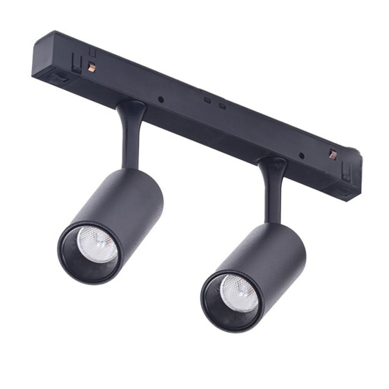 Alfa NIKKI 2 TRACK MAGNETIC 2x3W Czarny / Czarny