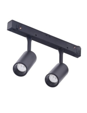 Alfa NIKKI 2 TRACK MAGNETIC 2x3W Czarny / Czarny