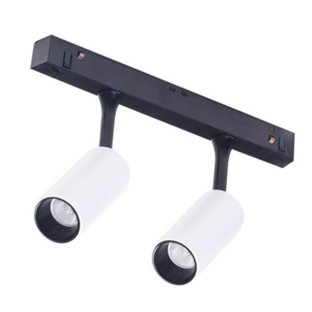 Alfa NIKKI 2 TRACK MAGNETIC 2x3W Biały / Czarny