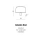 AMADEO OVAL WHITE