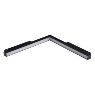 Alfa SAGA 30 TRACK MAGNETIC CORNER B  24W MILKY 120 Czarny