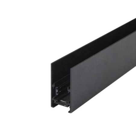 Alfa szynoprzewód dwufazowy magnetyczny profil TRACK MAGNETIC 52 + zaślepki końcowe Czarny