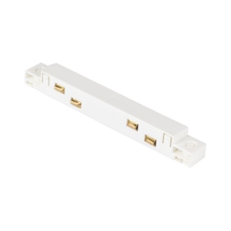 Alfa Złączka elektryczna do szyny magnetycznej dwufazowej TRACK MAGNETIC STRAIGHT Biały