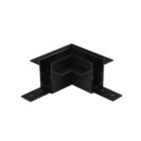 Alfa Złącze L do szyny magnetycznej dwufazowej TRACK MAGNETIC 52 CORNER 90 GIPS2 Czarny