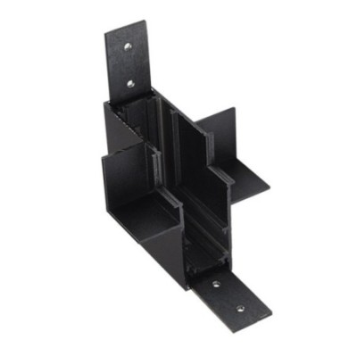 Alfa Złącze scienne L do szyny magnetycznej dwufazowej TRACK MAGNETIC 52 INNER CORNER90 GIPS2 Czarny