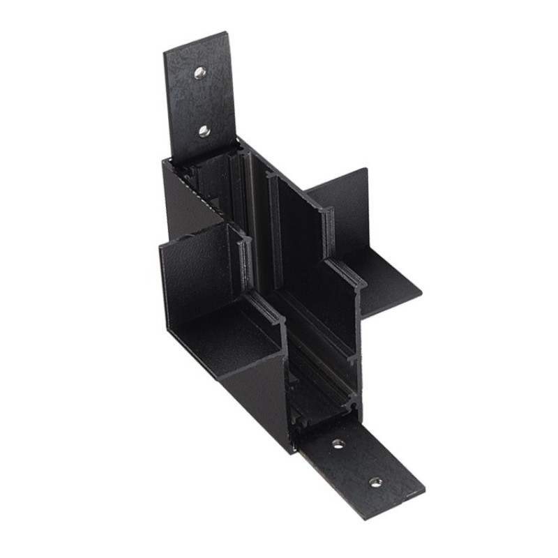 Alfa Złącze scienne L do szyny magnetycznej dwufazowej TRACK MAGNETIC 52 INNER CORNER90 GIPS2 Czarny