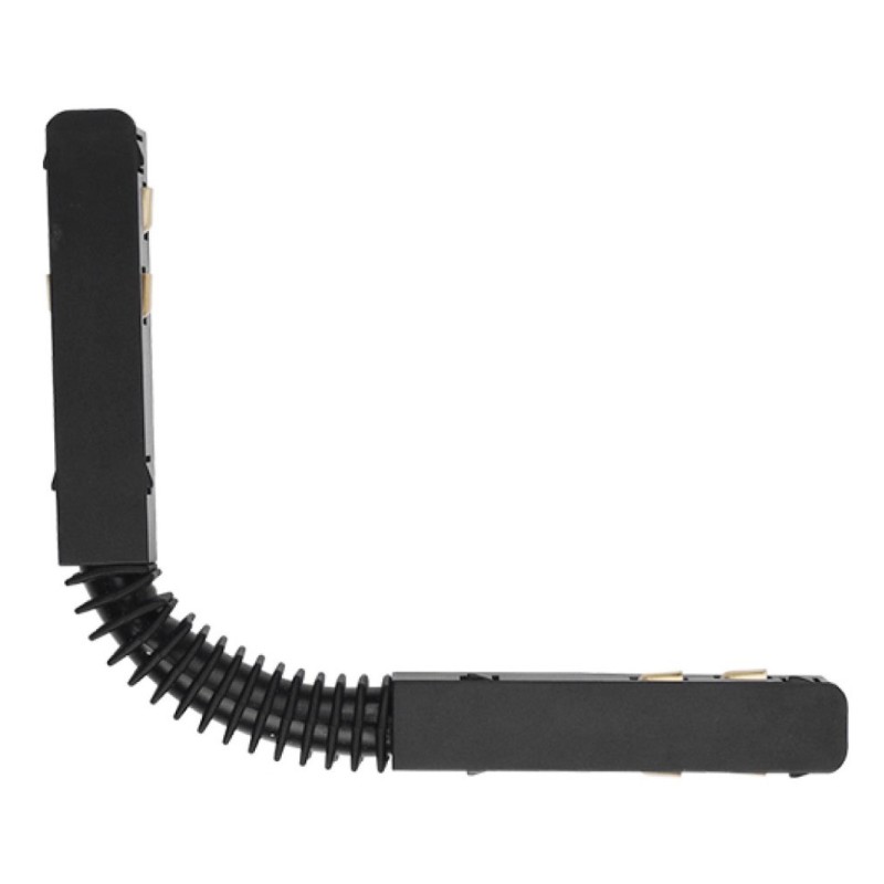 Alfa złączka elektryczna do szyny magnetycznej dwufazowej TRACK MAGNETIC FLEX CONNECTOR ELECTRIC Czarny