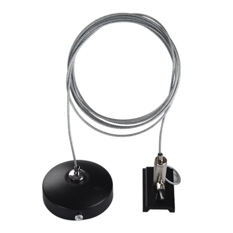 Alfa Uchwyt montażowy do szynoprzewodu magnetycznego TRACK MAGNETIC SUSPENSION KIT 2m Czarny