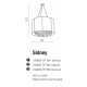 Lampa wisząca Sidney Black
