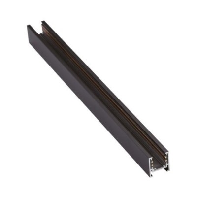 Alfa szynoprzewód dwufazowy magnetyczny profil TRACK MAGNETIC 27 + zaślepki końcowe Czarny