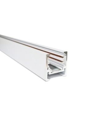 Alfa szynoprzewód dwufazowy magnetyczny profil TRACK MAGNETIC 27 + zaślepki końcowe Biały