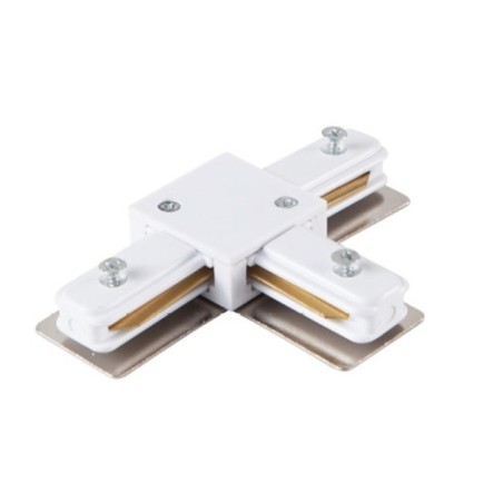 Złączka do szyny montażowej TRACK 1LINE STRAIGHT CONNECTOR Biały