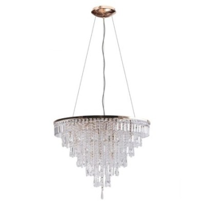 KALABRIA XL PENDANT Złoty / przezroczysty