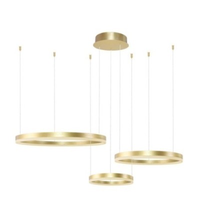 HALO PENDANT 80+60+40 CCT + REMOTE CONTROL Złoty