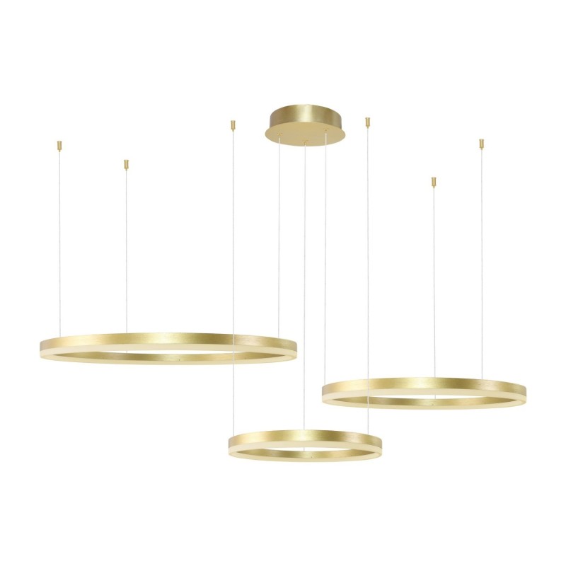 HALO PENDANT 100+80+60 CCT BK + REMOTE CONTROL Złoty