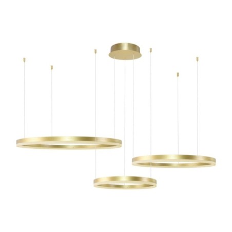 HALO PENDANT 100+80+60 CCT BK + REMOTE CONTROL Złoty