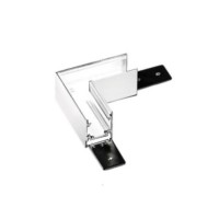 Alfa Złącze L do szyny magnetycznej dwufazowej TRACK MAGNETIC 27 CORNER 90  Biały