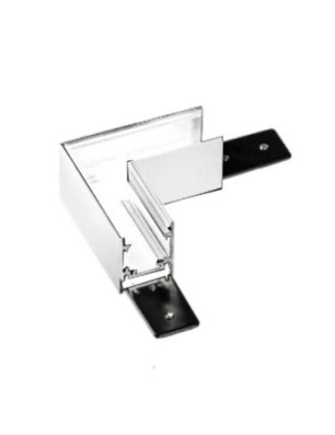 Alfa Złącze L do szyny magnetycznej dwufazowej TRACK MAGNETIC 27 CORNER 90  Biały