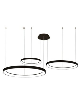 AGNES PENDANT 38+58+78 DIMM CCT SWITCH BK Czarny / Biały 