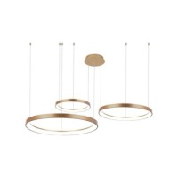 AGNES PENDANT 38+58+78 DIMM CCT SWITCH BK Złoty / biały