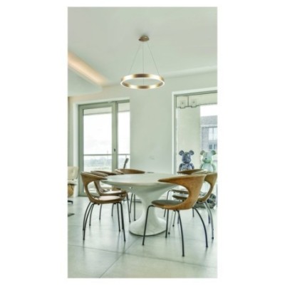 MARCO PENDANT 60 CCT WH + REMOTE CONTROL Złoty / biały