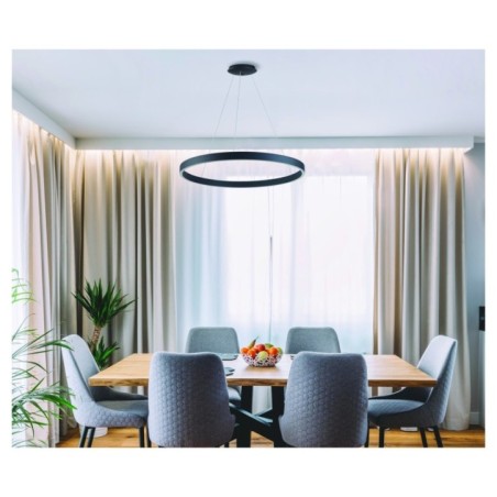 MARCO PENDANT 100 CCT WH + REMOTE CONTROL Czarny / Biały 