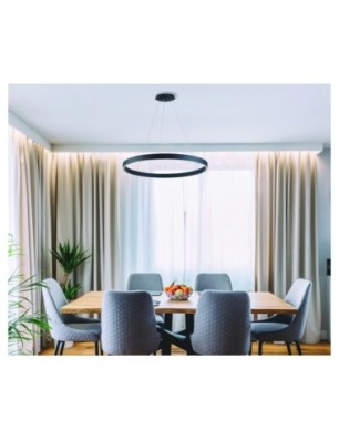 MARCO PENDANT 100 CCT WH + REMOTE CONTROL Czarny / Biały 