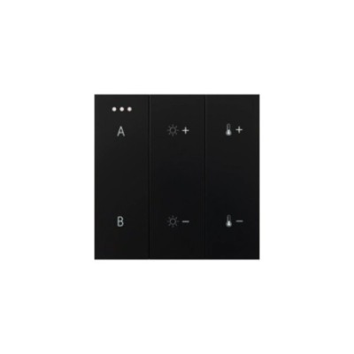 Włącznik ścienny SWITCH PANEL REMOTE CONTROL 2-GROUP BLUETOOTH Czarny