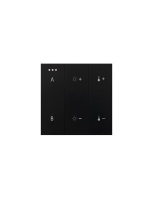 Włącznik ścienny SWITCH PANEL REMOTE CONTROL 2-GROUP BLUETOOTH Czarny