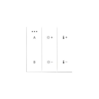 Włącznik ścienny SWITCH PANEL REMOTE CONTROL 2-GROUP BLUETOOTH Biały