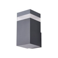 JASON SQ WALL IP65 BK Dark Gray