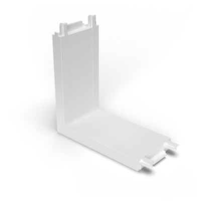 GAMMA TRACK MAGNETIC 5mm CORNER90 B BK Biały